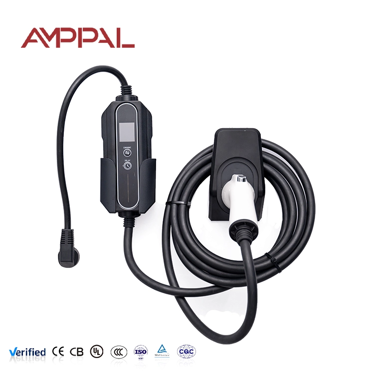 Pengisi Daya AC EV Portabel 11kW dengan Desain Akrilik untuk Pengisian Daya Perjalanan dan Rumah