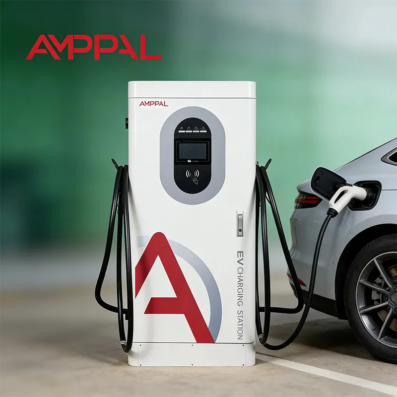 Pengisi Daya Cepat DC EV Terintegrasi Daya Tinggi 120kW untuk Pengisian Daya di Jalan Raya