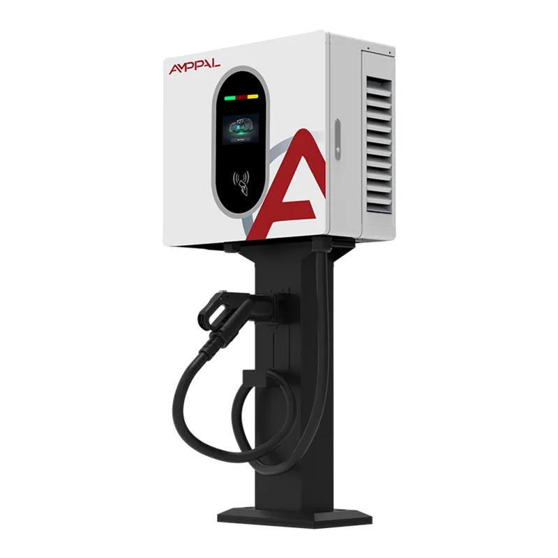 Stasiun Pengisian EV Cepat DC 20kW yang Terpasang di Dinding untuk Parkir Komersial