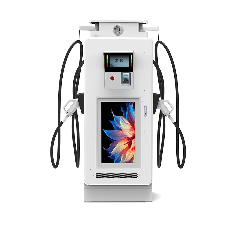 Pengisi Daya Cepat DC EV 60kW dengan Tampilan Digital untuk Pengisian Daya Umum