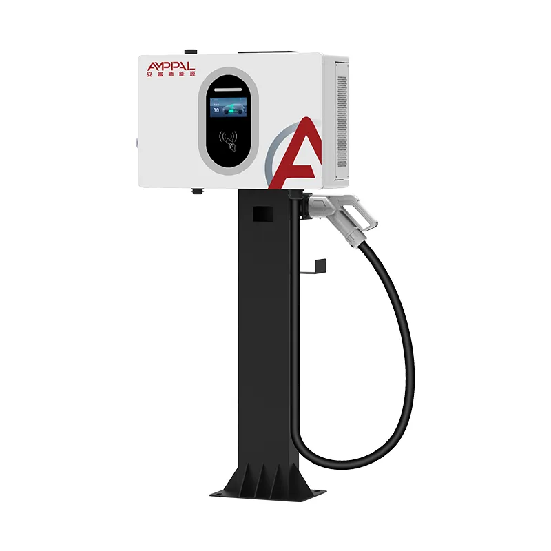 Pengisi Daya Cepat DC EV 7kW yang Terpasang di Dinding untuk Rumah dan Tempat Kerja