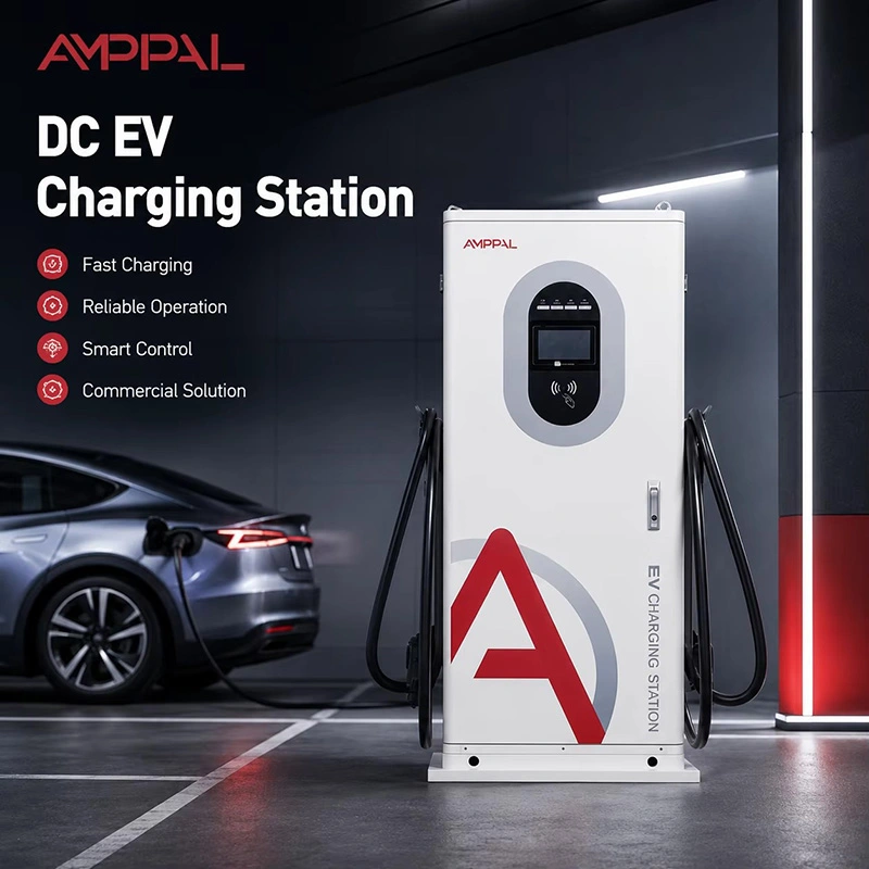 60kW All-in-One DC EV Fast Charger for Commercial Fleets
